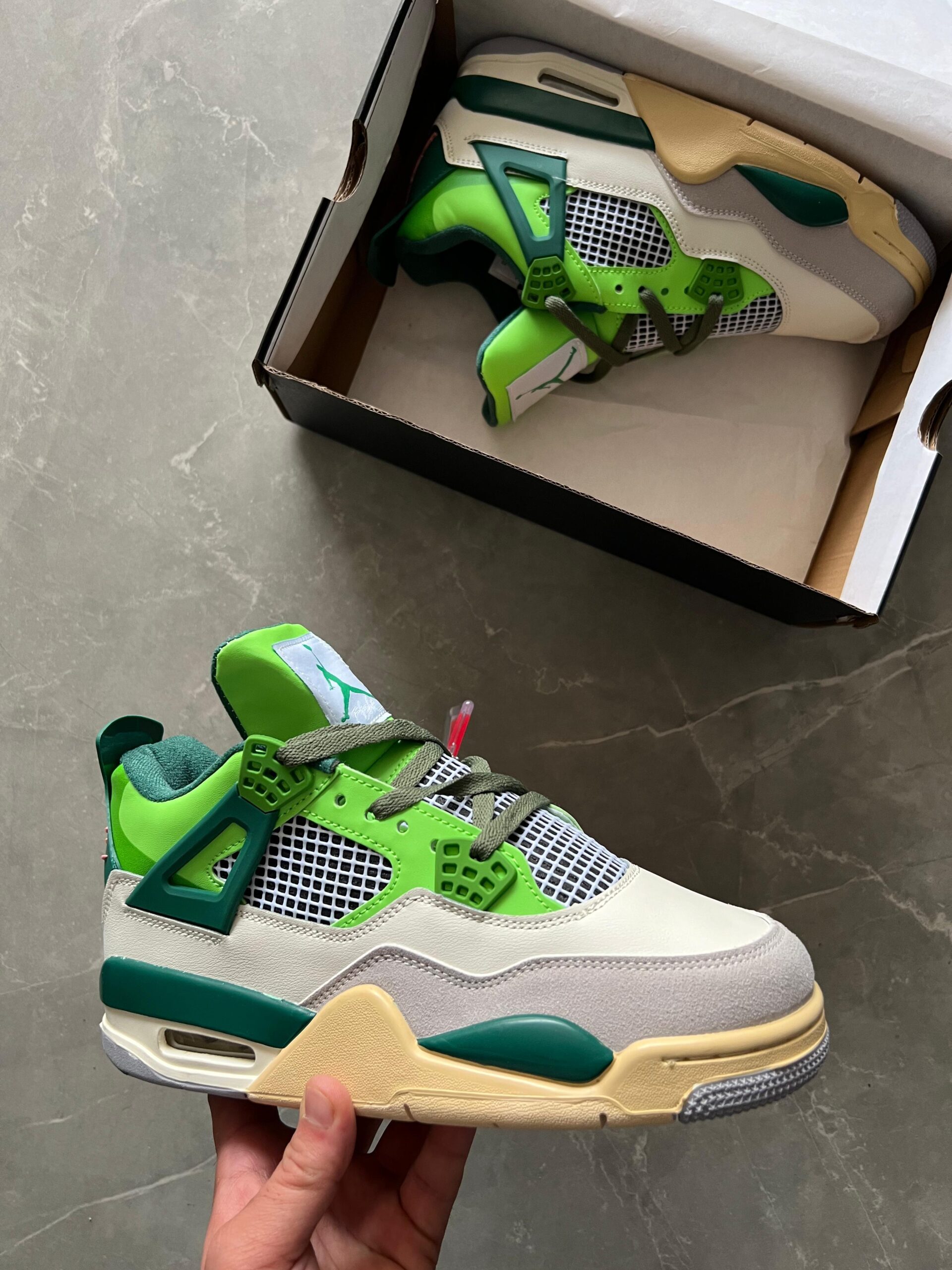Branded Air Retro 4 Sneakers