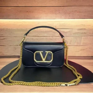 Valentino Black Small Loco Sling Bag (With Box)