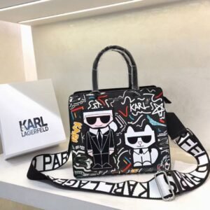 Karl Legarfeld Paris Maybelle Black Handbag