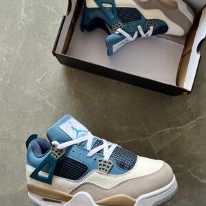 Branded Jordan Retro 4 1st Copy Shoes (Blue)