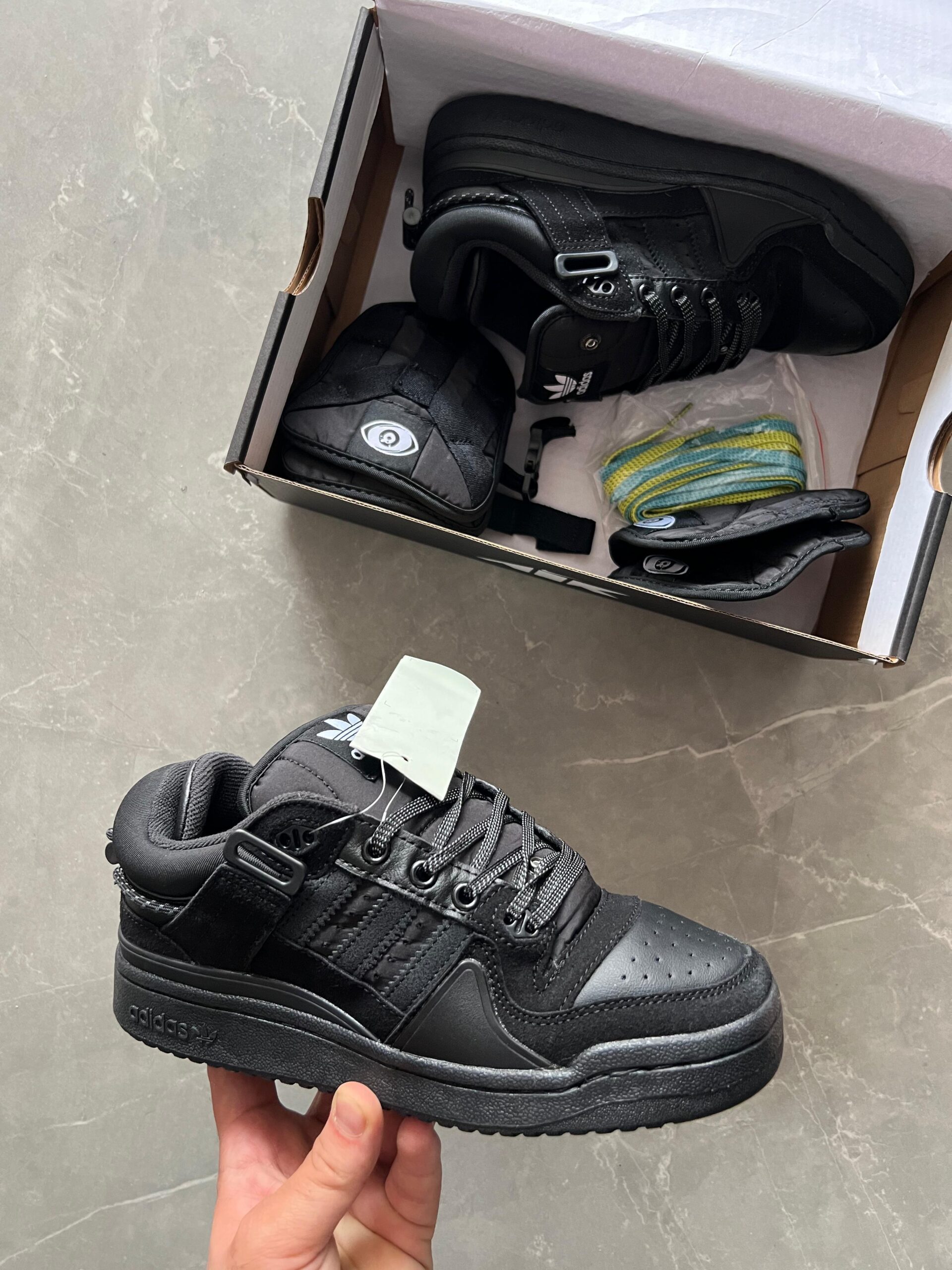 Branded Adidas Bad Bunny Black 1st Copy Shoes (Girls)