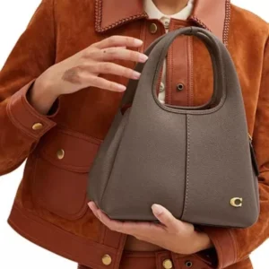 Coach Lana Khaki Color Shoulder Bag (With Box)