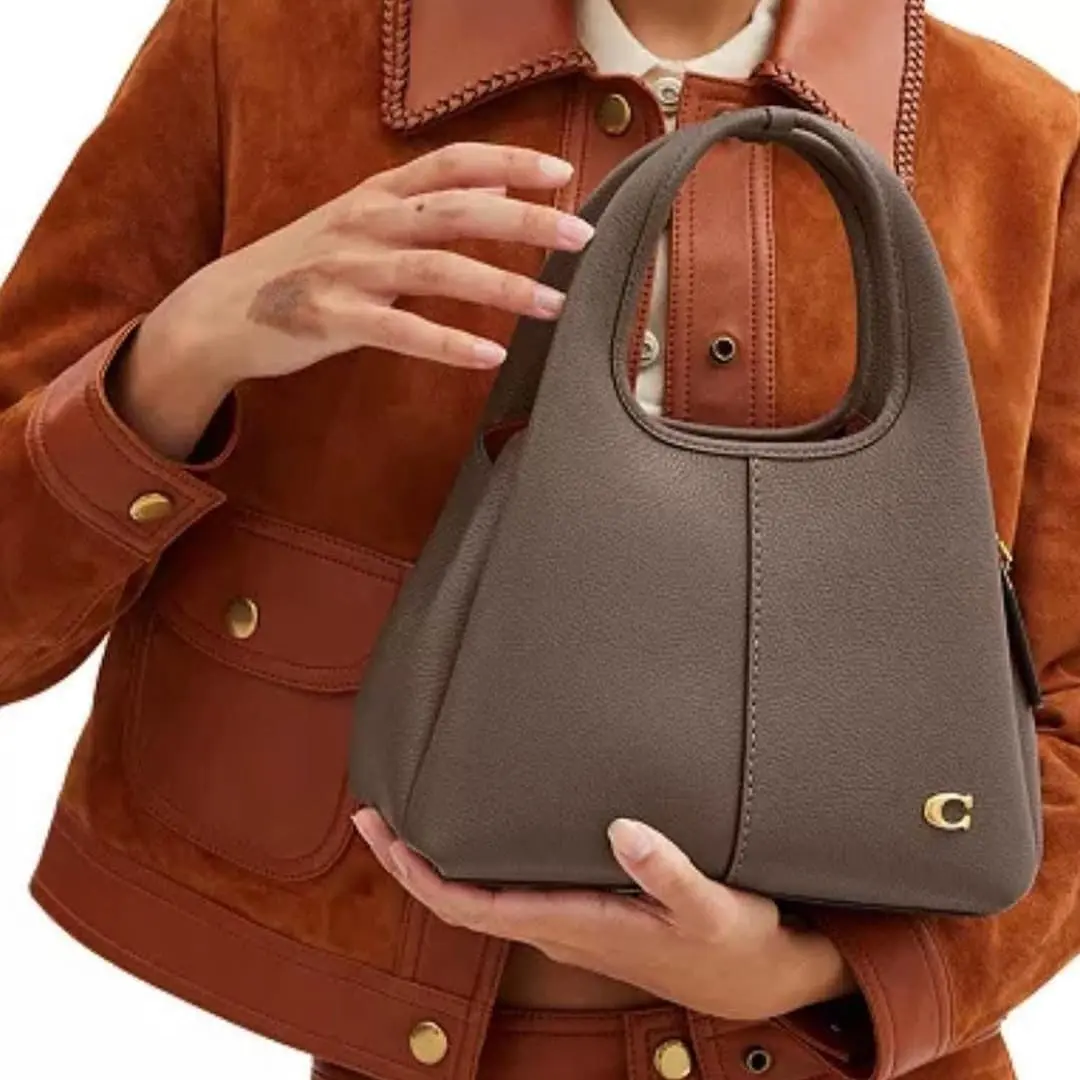 Coach Lana Khaki Color Shoulder Bag (With Box)