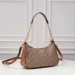 Coach Teri Apricot Brown Shoulder Bag - Accessories | Buy Online at Best Price