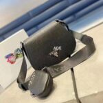Prada Vitello Black Pochette Bag (With Box) - Accessories | Buy Online at Best Price