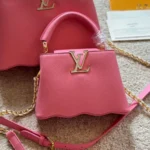 Louis Vuitton Pink Wave Capucine Handbag Premium Quality (With Box) - Accessories | Buy Online at Best Price