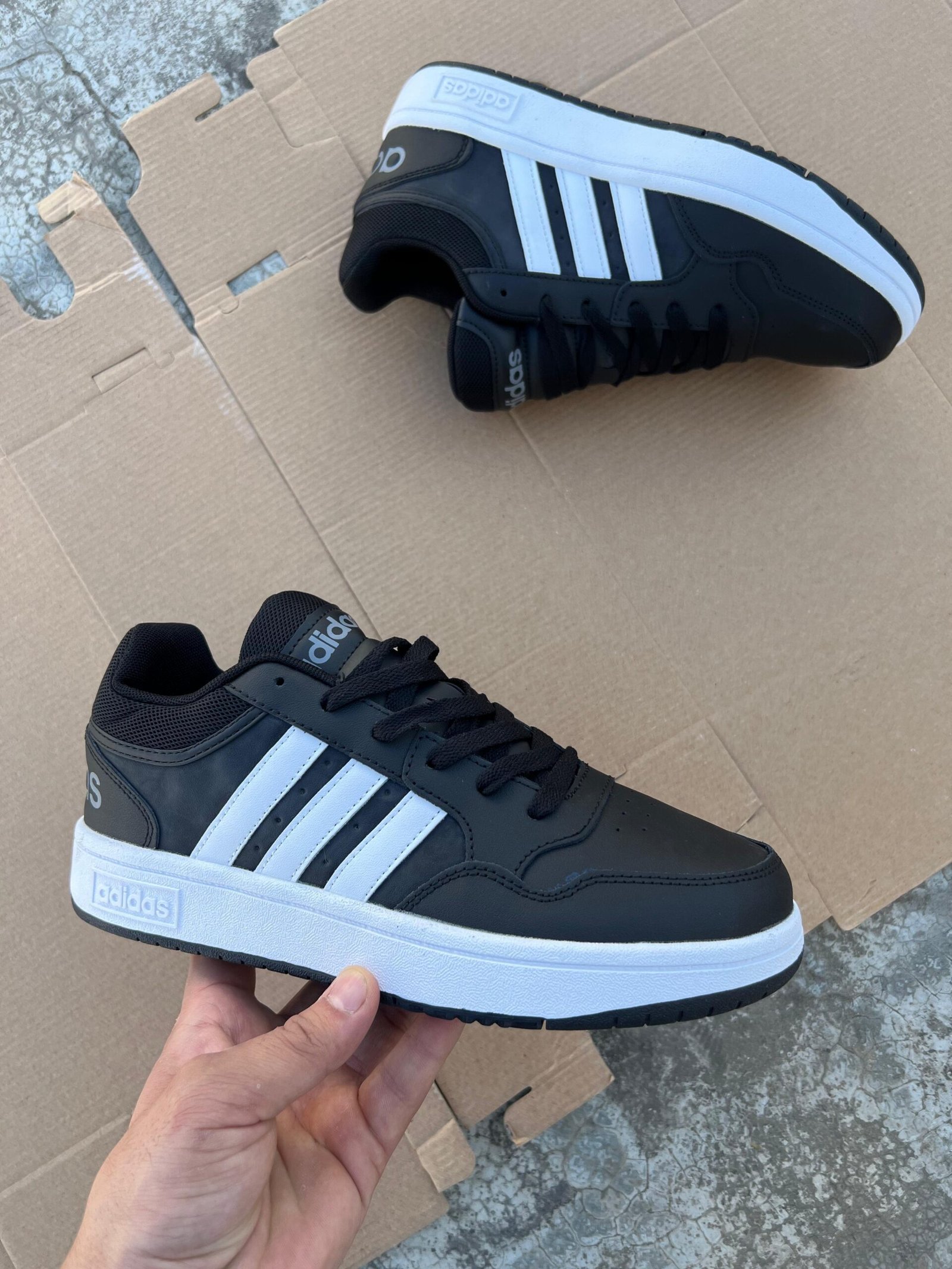 Adidas Neo 2024 Sneaker (Black) – Full Leather