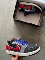 Nike Air Jordan Cut Low Sneakers (Black&Red) - 7a first copy shoes | Buy Online at Best Price
