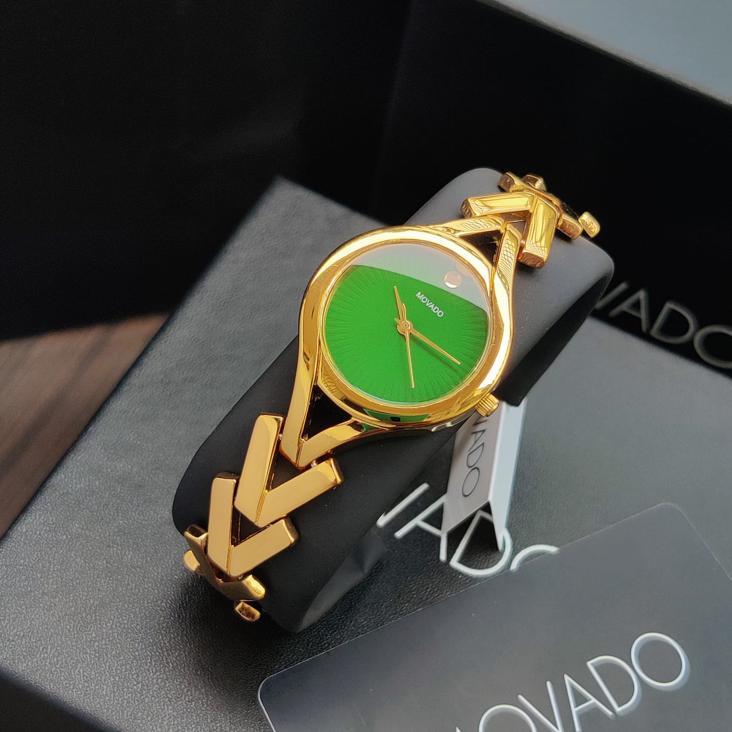 Movado Women’s Rose Collection – 35mm Elegant Quartz Watch