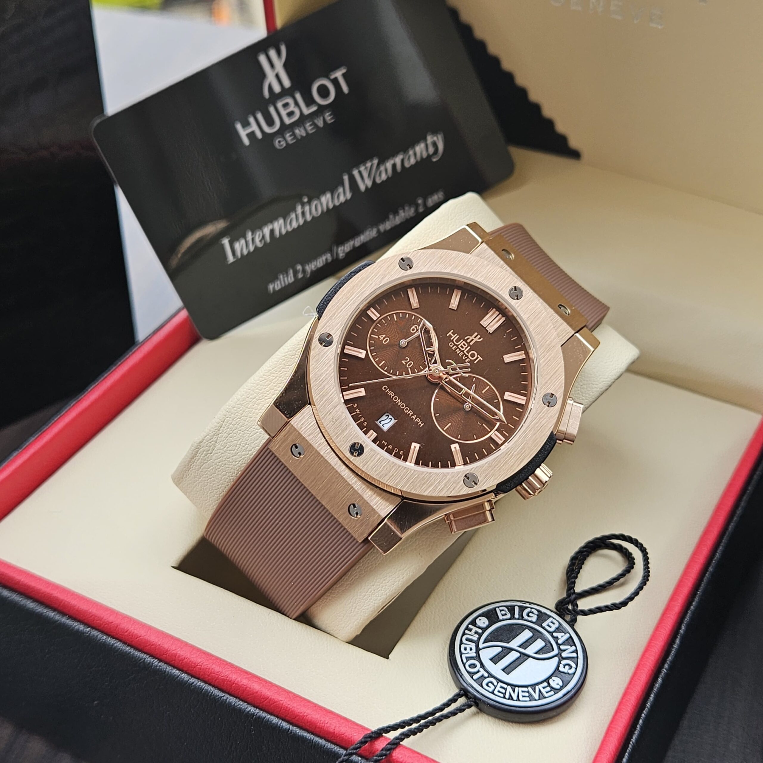 Hublot Big Bang – Trendy Chocolate Dial with Rose Gold Case