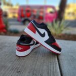 Nike Air Jordan Retro 1 Low Bred Toe 2.0 Sneakers - 7a first copy shoes | Buy Online at Best Price