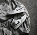Nike Air Jordan Retro 1 Mid Smoke Grey Sneakers - 7a first copy shoes | Buy Online at Best Price