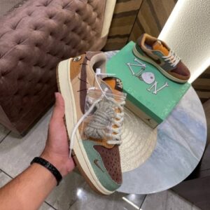 Zion Williamson x Air Jordan 1 Low Voodoo Sneakers