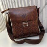 Armani Brown Messenger Bag - Accessories | Buy Online at Best Price