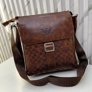 Armani Brown Messenger Bag - Accessories | Buy Online at Best Price