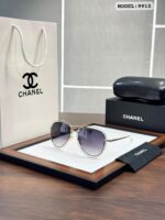 Chanel Wmns 9912 Gold Black Dc Sunglasses - Accessories | Buy Online at Best Price