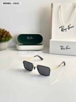 Rayban 3601 Gold Black Sunglasses - Accessories | Buy Online at Best Price