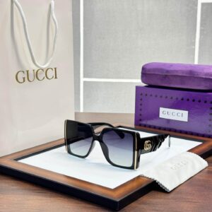 Gucci WMNS 0901 Black Green Sunglasses