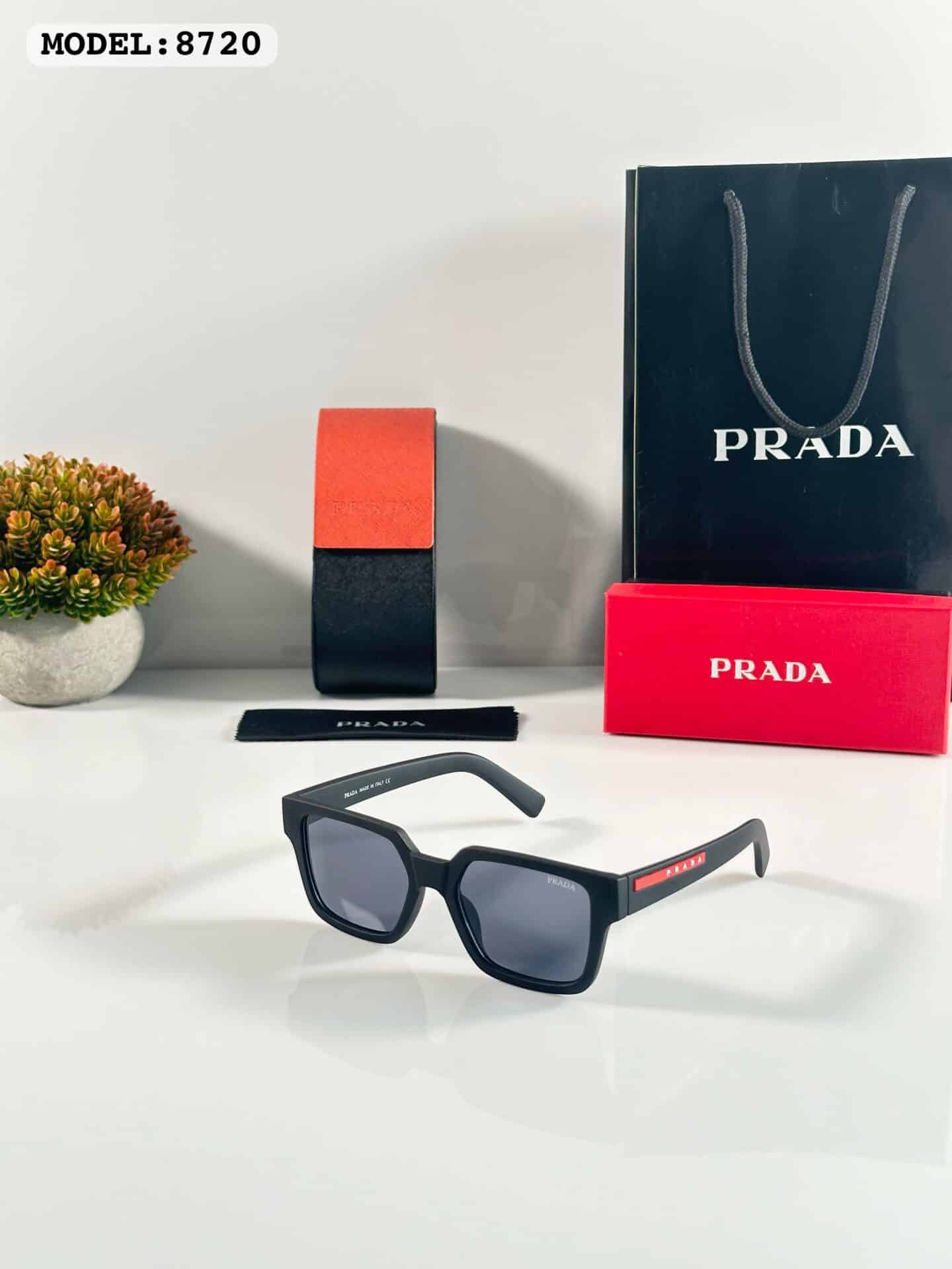 Prada 8720 Black Sunglasses