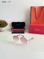 Cartier 7217 Gold Pink Sunglasses - Accessories | Buy Online at Best Price