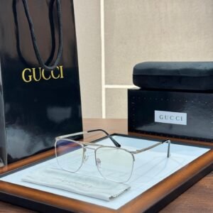 Gucci 1001 Silver Frame Sunglasses