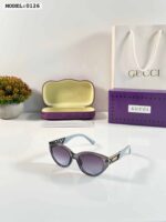 Gucci WMNS 0126 Grey Sunglasses - Accessories | Buy Online at Best Price