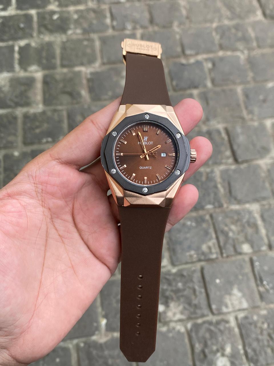 Hublot Sang Brown with Copper Finishing Watch