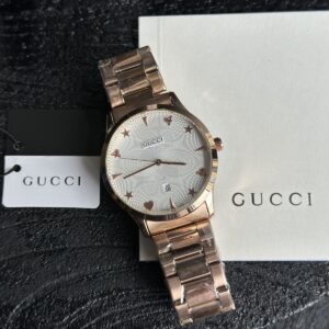 Gucci G-Timeless Slim Unisex Watch (Gold)