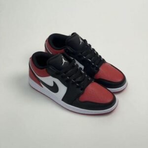Nike Air Jordan 1 Low Bred Toe First Copy Shoes