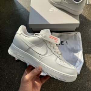 Nike 1st Copy Shoes – Airforce 1 White for Men with Dust Bag
