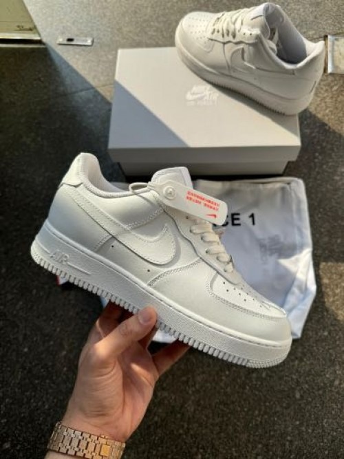 Nike 1st Copy Shoes – Airforce 1 White for Men with Dust Bag