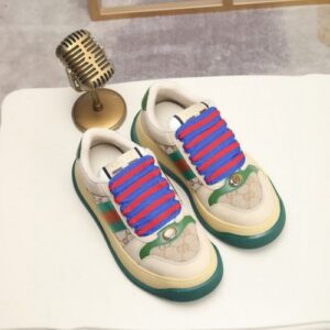 Screener GG Leather Trimmed Canvas First Copy Shoes India - 7a first copy shoes | Buy Online at Best Price