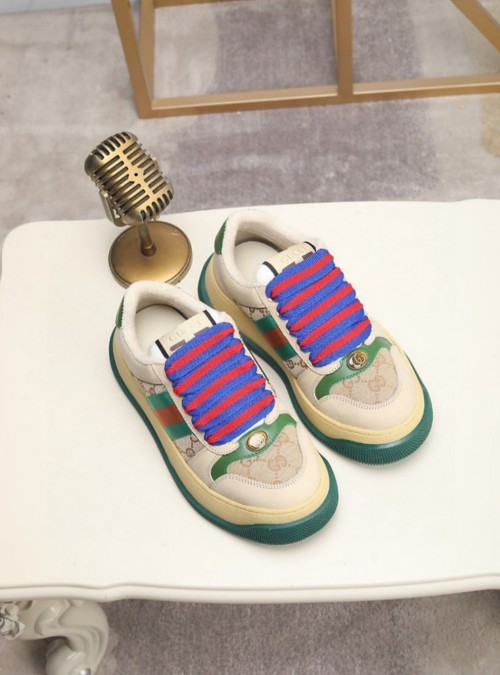 Screener GG Leather Trimmed Canvas First Copy Shoes India