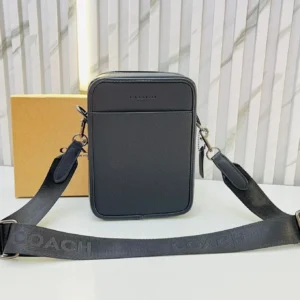 Coach All Black Messenger Bag (With Box) - Accessories | Buy Online at Best Price