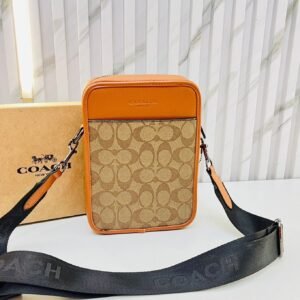 Coach Apricot Brown Messenger Bag (With Box) - Accessories | Buy Online at Best Price