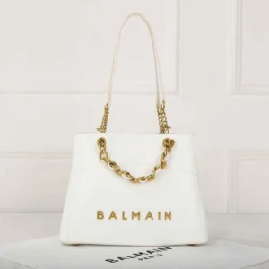 Balmain 1945 White Tote Bag - Accessories | Buy Online at Best Price