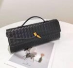 Bottega Veneta Black Long Andiamo Clutch Bag (With Box) - Accessories | Buy Online at Best Price