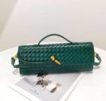 Bottega Veneta Green Long Andiamo Clutch Bag (With Box) - Accessories | Buy Online at Best Price