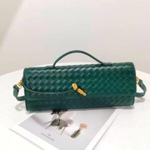 Bottega Veneta Green Long Andiamo Clutch Bag (With Box) - Accessories | Buy Online at Best Price