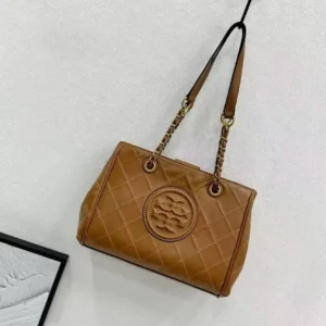 Tory Burch Fleming Brown Medium Tote Bag - Accessories | Buy Online at Best Price
