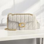 Coach Tabby 26 White Quilted Sling Bag(With Box) - Accessories | Buy Online at Best Price