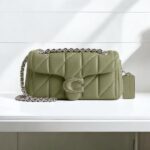 Coach Tabby 26 Green Quilted Sling Bag (With Box) - Accessories | Buy Online at Best Price