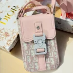 Dior Saddle Pink Vertical Pouch Sling Bag (With Box) - Accessories | Buy Online at Best Price