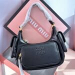 Miu Miu Nappa Black Shoulder Bag (With Box) - Accessories | Buy Online at Best Price