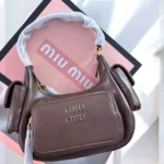 Miu Miu Nappa Dark Brown Shoulder Bag (With Box) - Accessories | Buy Online at Best Price