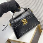 Balmain B Buzz Dynasty Black Color Hand Bag (With Box) - Accessories | Buy Online at Best Price
