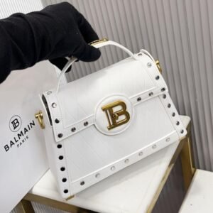 Balmain B Buzz Dynasty White Color Hand Bag (With Box) - Accessories | Buy Online at Best Price