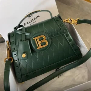 Balmain B Buzz Dynasty Geeen Color Hand Bag (With Box) - Accessories | Buy Online at Best Price