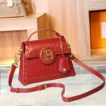 Balmain B Buzz Dynasty Wine Color Hand Bag (With Box) - Accessories | Buy Online at Best Price