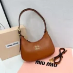 Miu Miu Brown Hobo Shoulder Bag (With Box) - Accessories | Buy Online at Best Price